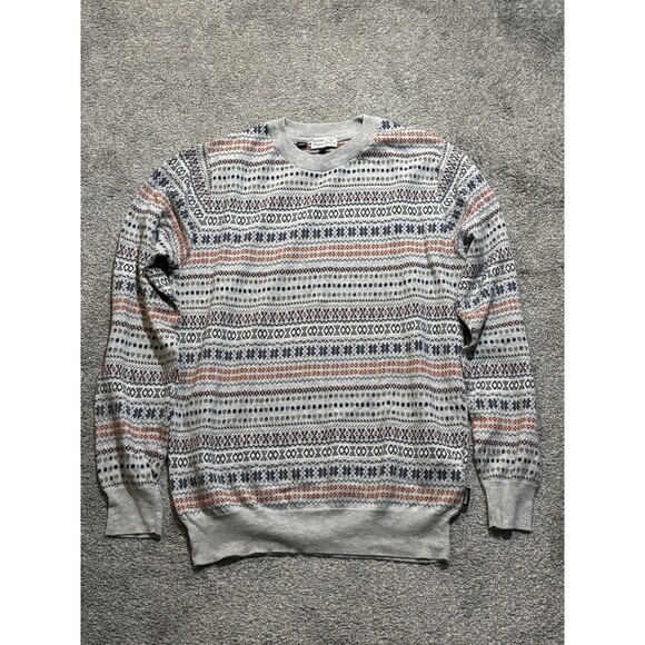 Barbour Beacon Brand Nordic Style Men's Cashmere Blend Sweater Size M - Picture 1 of 7